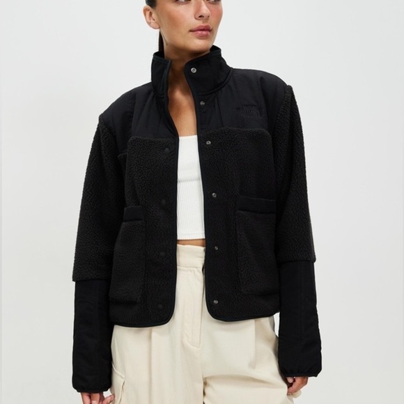 The North Face Cragmont Fleece Sherpa Tnf Black Jacket Women's size Medium - Picture 2 of 13